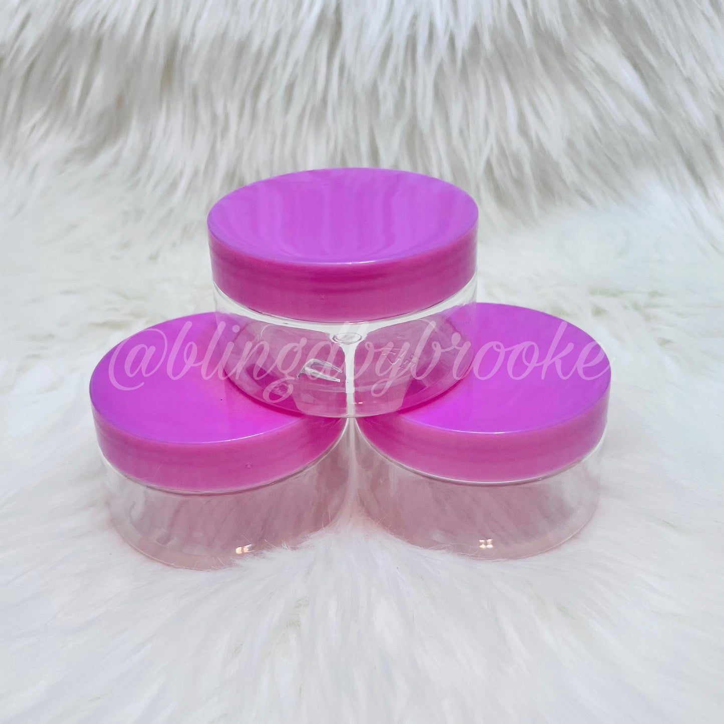 Jars with Pink Lids