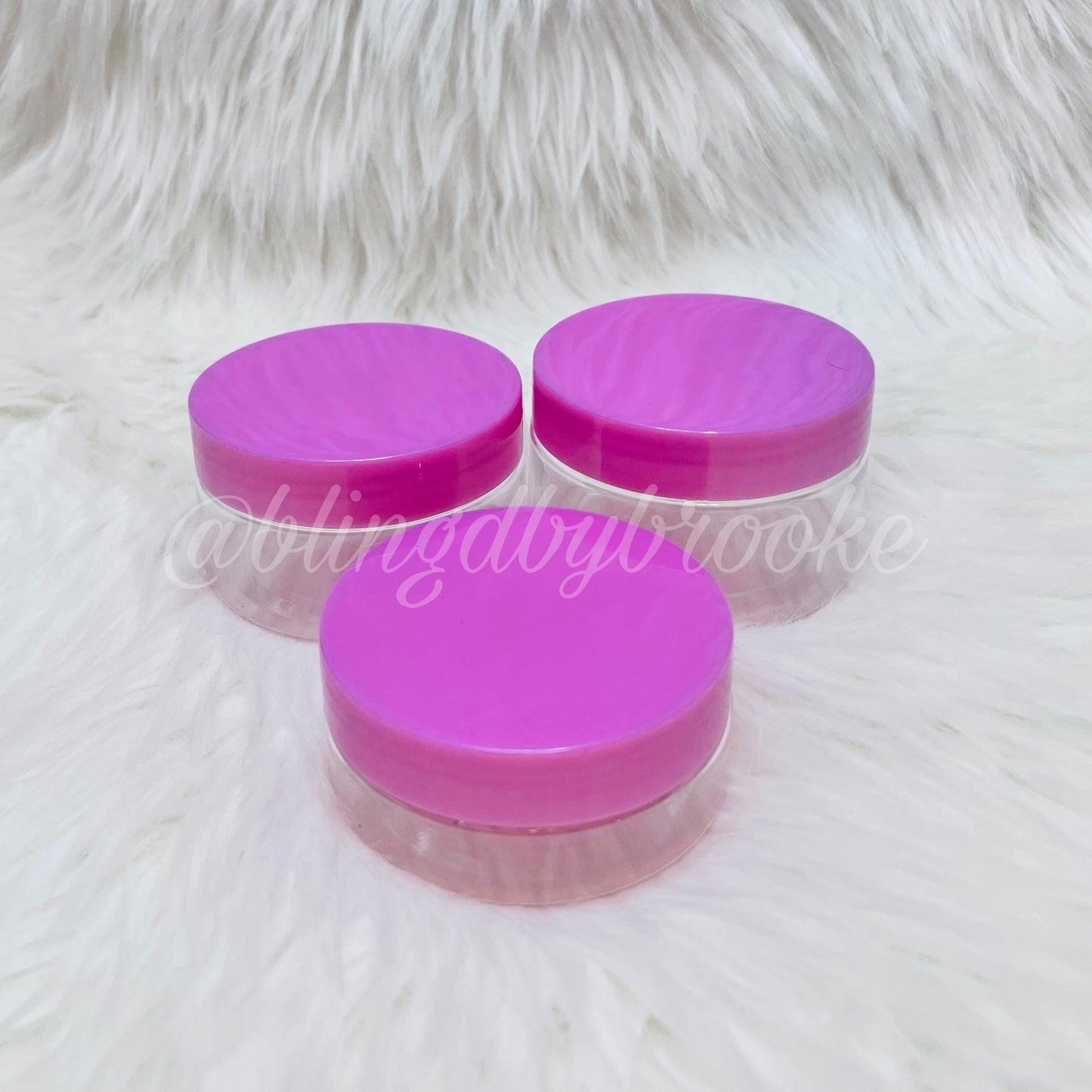 Jars with Pink Lids